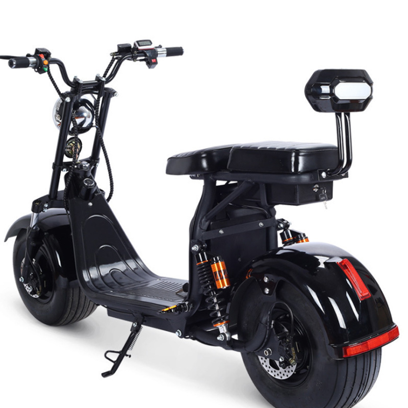 New 60-80km Electric Scooters 150cc Steel Frame For Men And Women Citycoco Removable Battery max support 40ah Electric Scooters