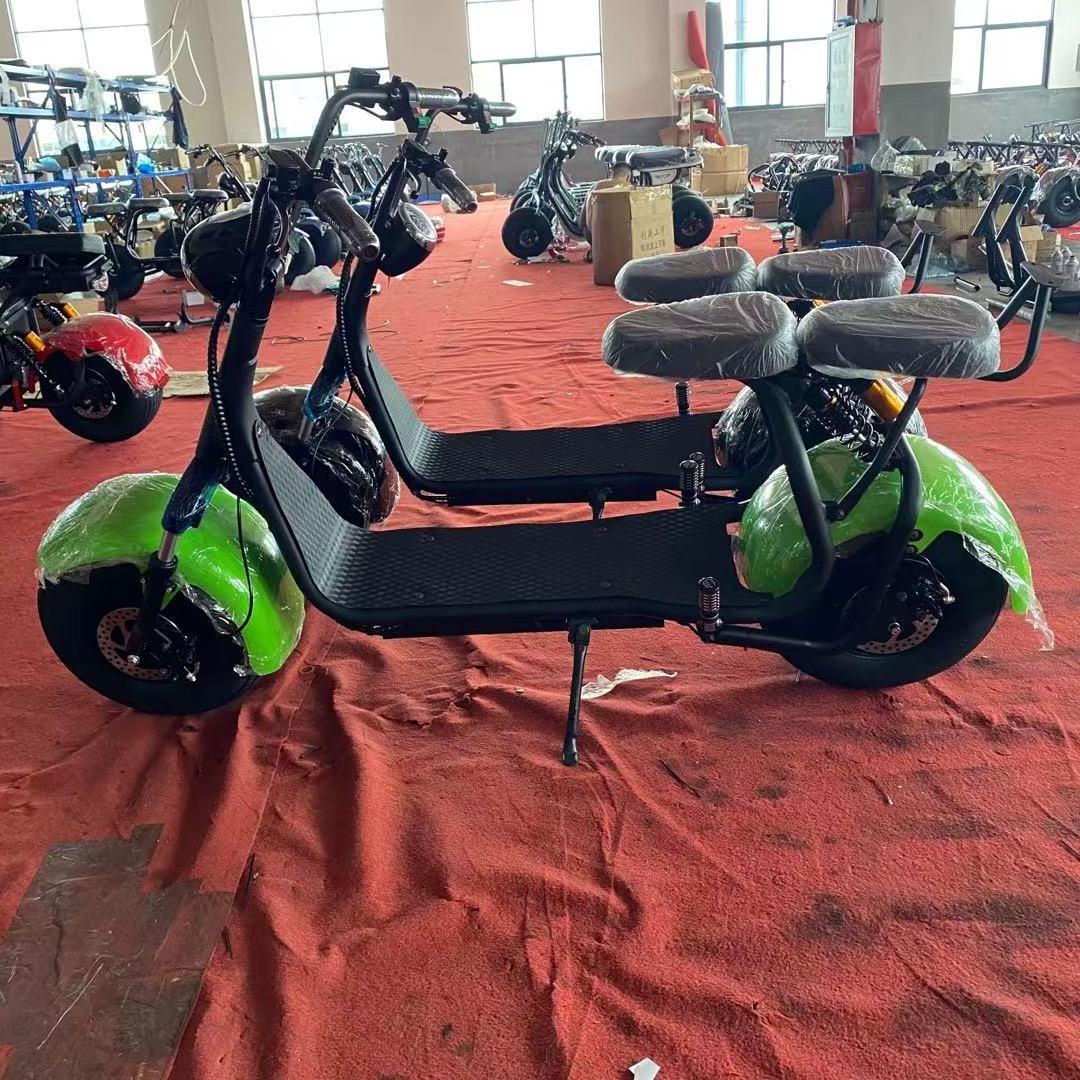 Engtian Newest Hot Selling 2 Wheels Electric Motorcycles Powerful Offroad Citycoco 1000W Lifan Electric Motors Scooter