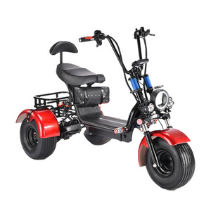 Three-wheel Scooter T58 Hot Selling  Electric 3 Wheel Open Electric Tricycles With Fat Tyre Citycoco Handicapped Scooters