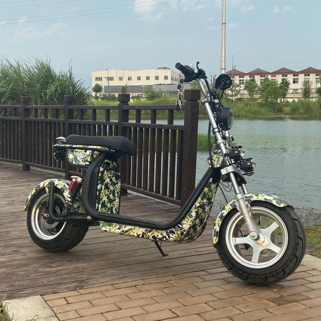 10 Inch 750W 150cc Electric Scooters 2000W 36V 48V 52V 60V Powerful Folding Electric Scooter