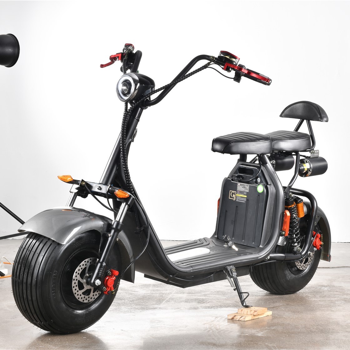 Wholesale Popular Electric Motorcycle Scooter 2000W Electric Citycoco Scooter With CE Sidecar