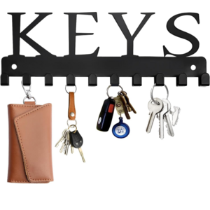 Metal Wall Key Holder Key Holders Hooks Organizer Hanger Rack  Metal Key Hook for Wall