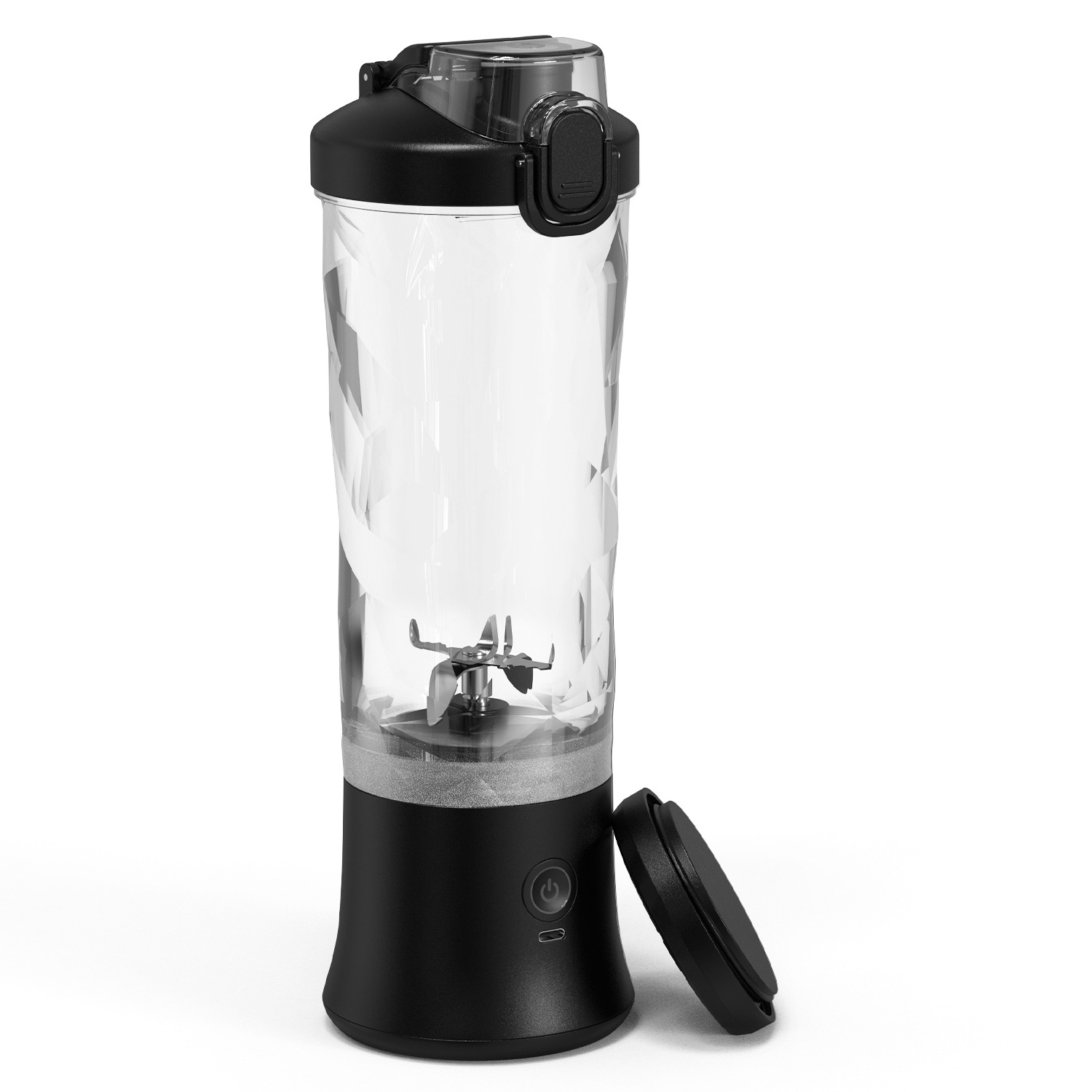 Rechargeable Personal Size Gym Portable Blender 6000ml Hand Held 6 Blades Mini Usb Electric Juicer Portable Blender 2023