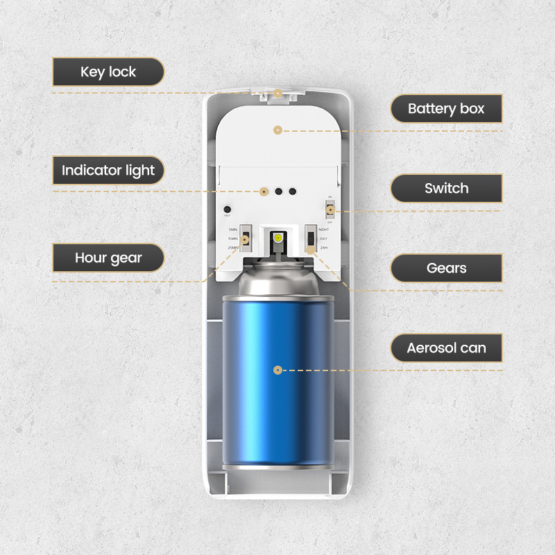 refillable spray Automatic Air Freshener Dispenser fragrance smart air freshener dispenser