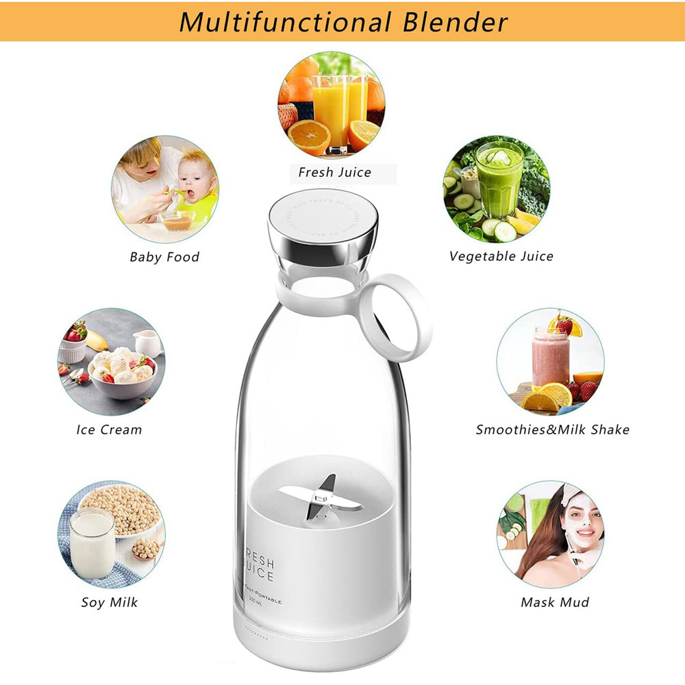 2022 new personal mini 350ml fresh juice smoothie portable blender juicer mini 380 ml for smoothie and shakes