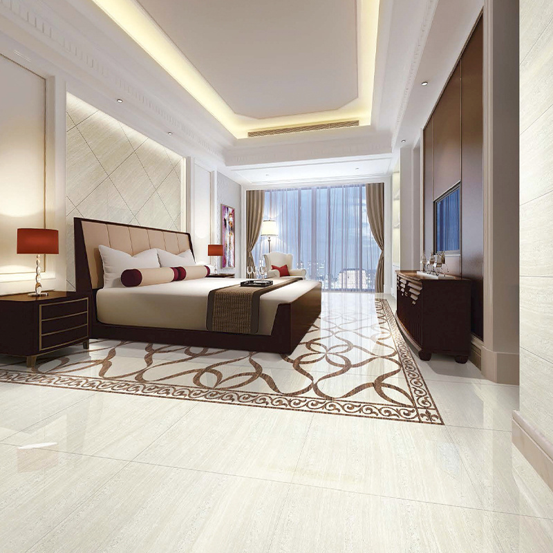 Luxury Spanish 60x60 Cheap Full Body Porcelain Polished  Ceramic Floor Tile For Interior Decoration