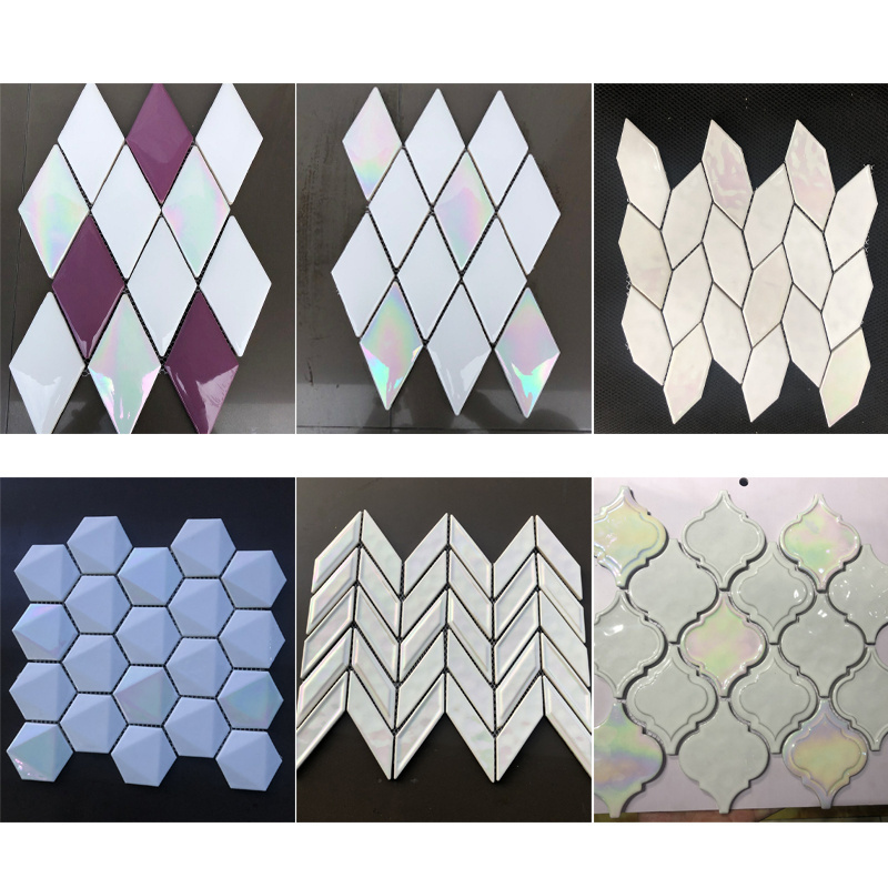 High Quality Mew Aurora 3d Wall Decor Stickers Tile For Home Backsplash Mosaic Art Floor Tile