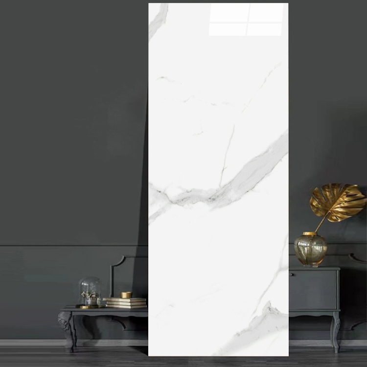 Rock Panel Faux Stone dining room Wall Marble Flooring Tiles White Sintered Stone 9mm Slabs