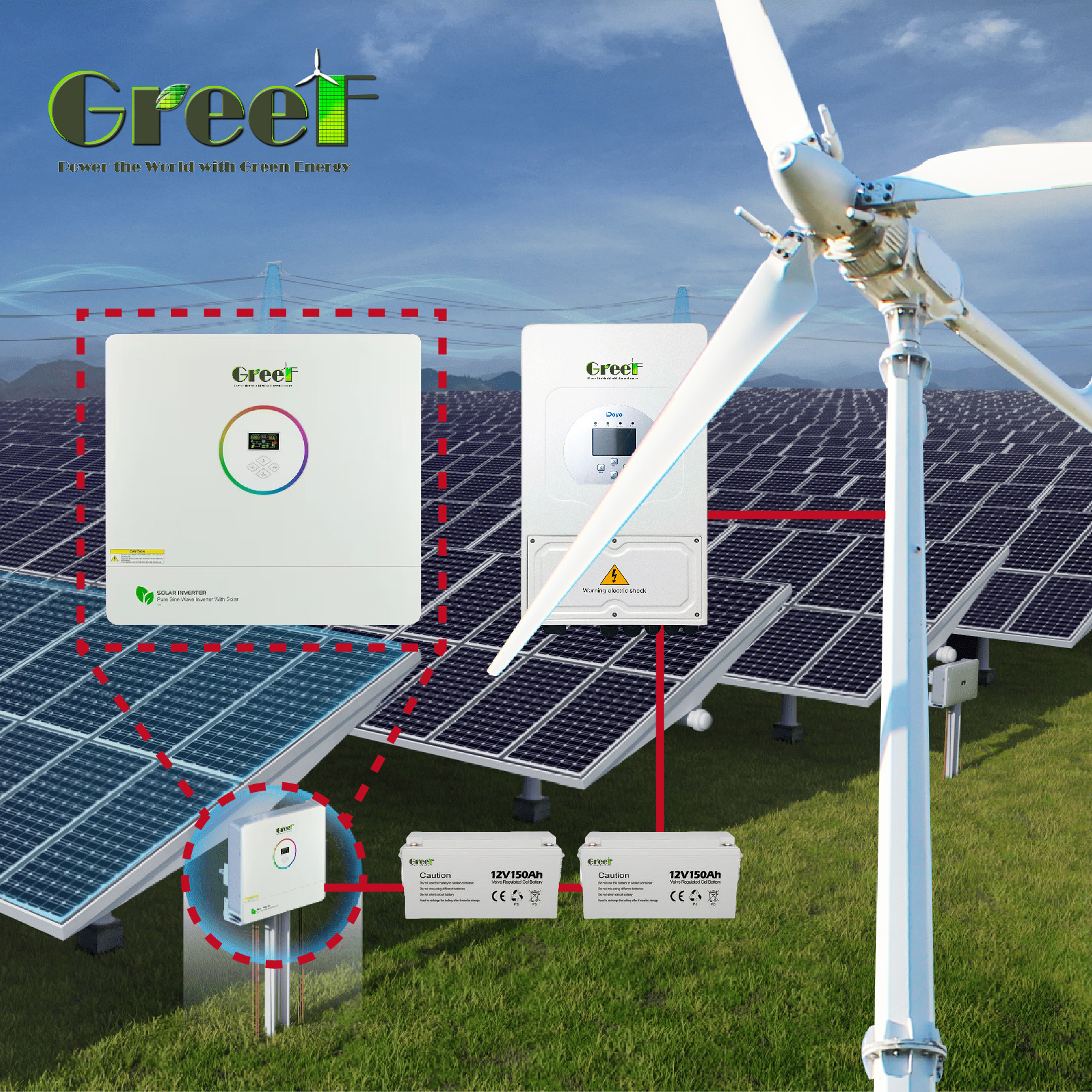 5000 watt 30% More energy output off grid wind system Wind Turbine 5kw