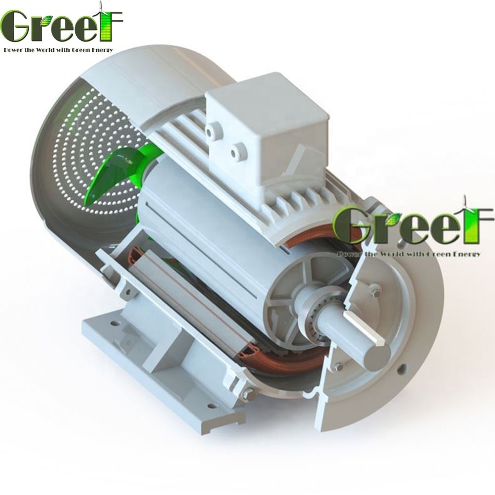 PMG! 10kw-200kw low rpm hydro generator motor for sale, ac generator low rpm, high efficiency