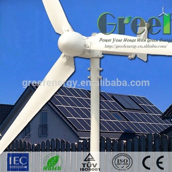 1kw 2kw 3kw 5kw 10kw horizontal wind turbine off grid/on grid system 12v 24v 48v 96v 120v 220v 240v wind generator price