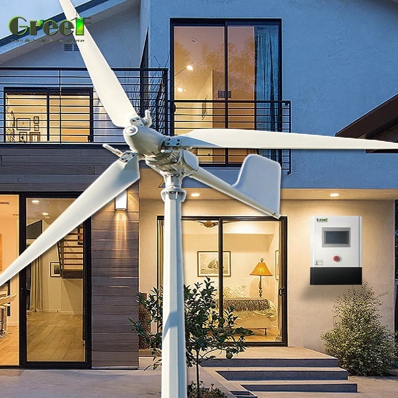 BEST SELLER! 600w 1kw 2kw 3kw 5kw 10kw wind turbine for house, off grid on grid wind generator,24v 48v 96v 120v 220v 240v