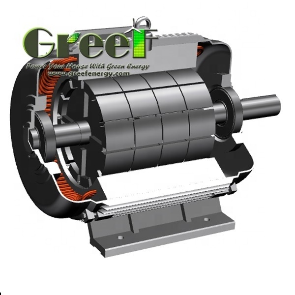 250KVA Low rpm permanent magnet hydro power generator