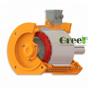 3.2MW 400RPM low RPM direct-drive brushless synchronous generator for off-grid wind power generator system