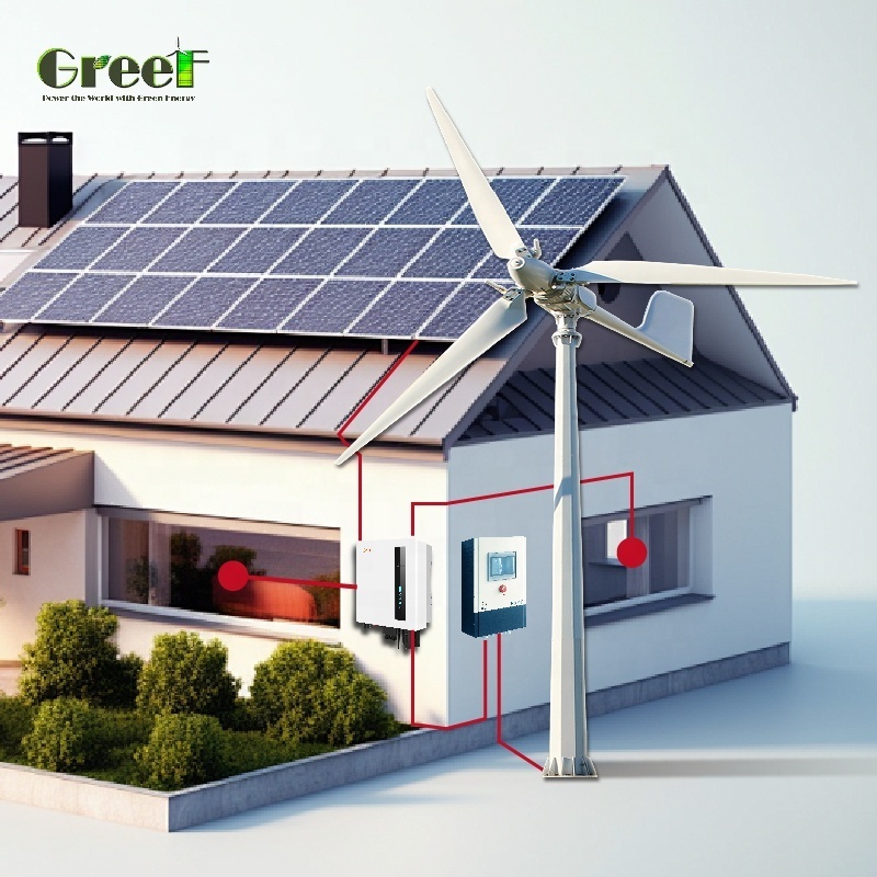 BEST SELLER! 600w 1kw 2kw 3kw 5kw 10kw wind turbine for house, off grid on grid wind generator,24v 48v 96v 120v 220v 240v