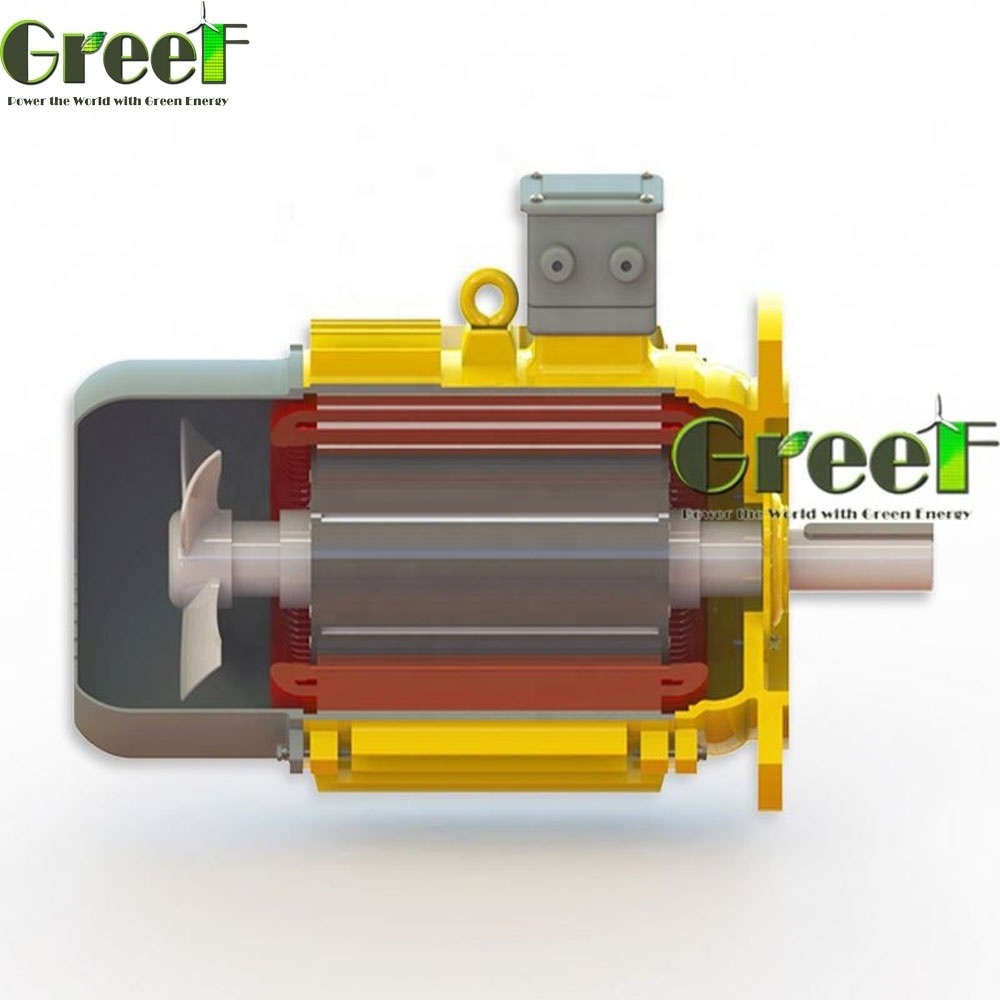 PMG! 10kw-200kw low rpm hydro generator motor for sale, ac generator low rpm, high efficiency