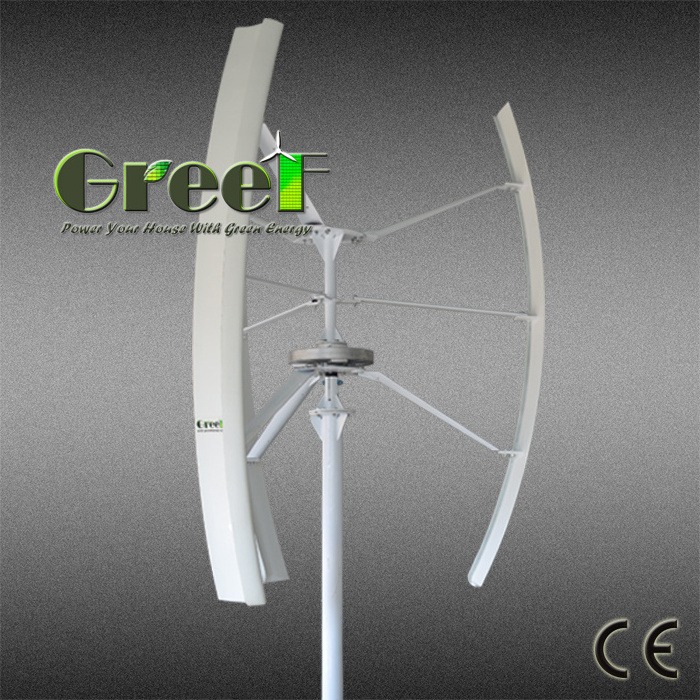 Vertical axis wind turbine for sale, roof-mounted vertical axis wind generator, 1kw vawt wind generator