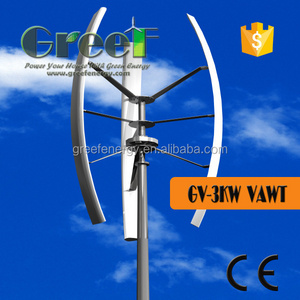 3kw Wind turbine generator,Vertical axis, Electromagnetic Brake +PWM, direct drive