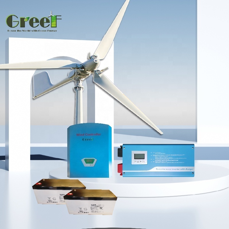 5000 watt 30% More energy output off grid wind system Wind Turbine 5kw