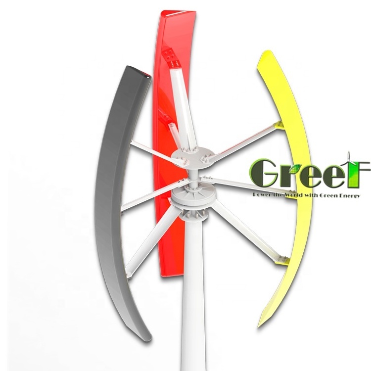 Good quality VAWT , 5000 watts wind turbine, 3kw domestic wind turbine