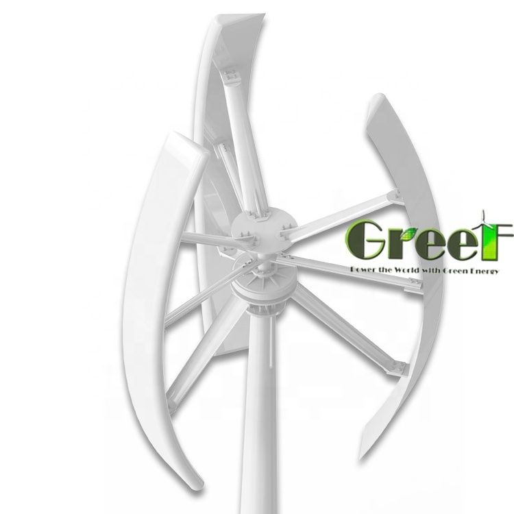 Cheap VAWT ! Roof top high output 2KW vertical axis wind turbine prices for sale