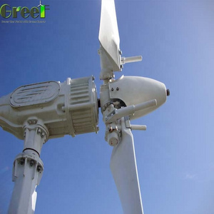 5kW  low start wind speed pitch control horizontal axis wind turbine magnet generator price for home