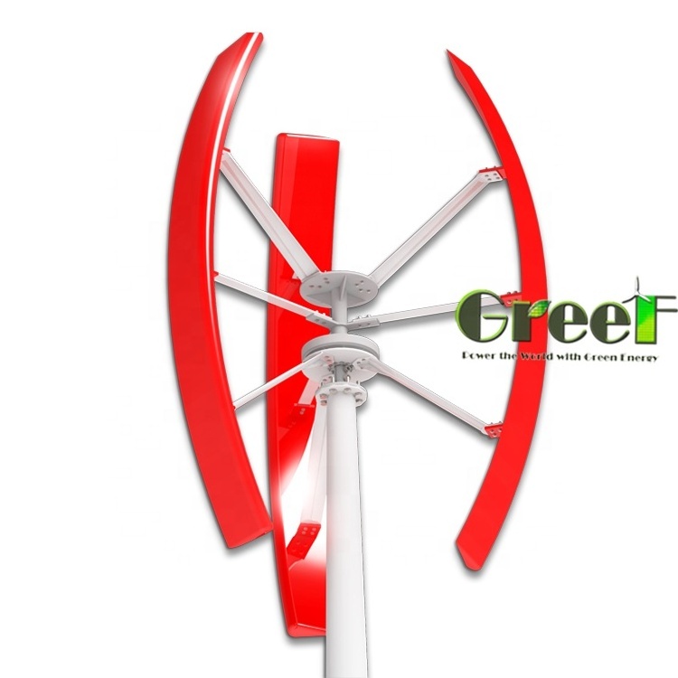 Cheap VAWT ! Roof top high output 2KW vertical axis wind turbine prices for sale