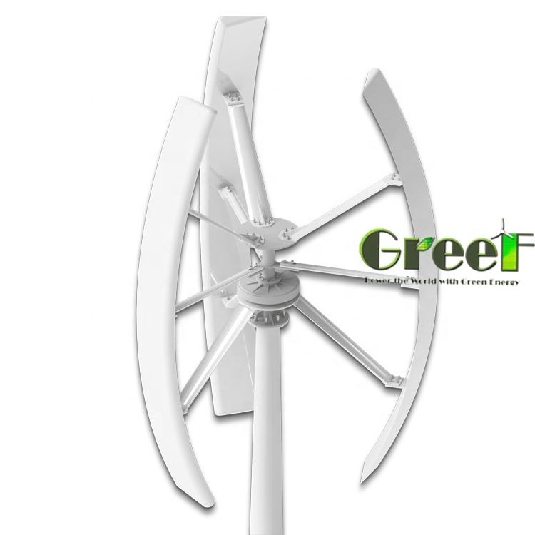 Cheap VAWT ! Roof top high output 2KW vertical axis wind turbine prices for sale