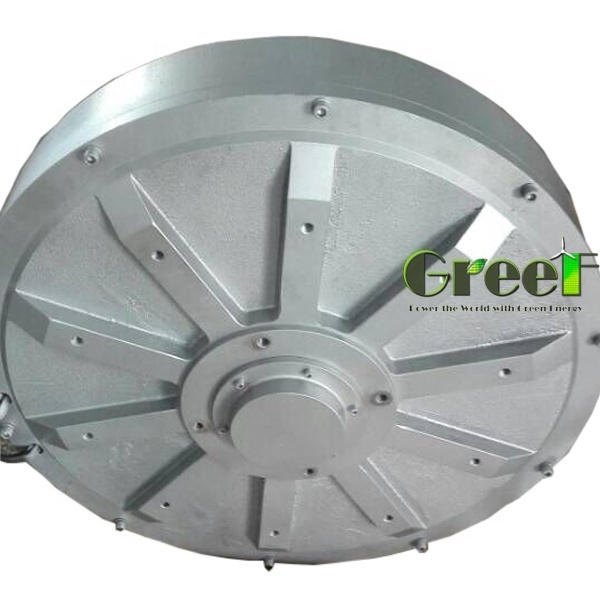 Hot!  10kw axis flux disc coreless permanent magnet generators for wind turbines with controller inverter and batteries