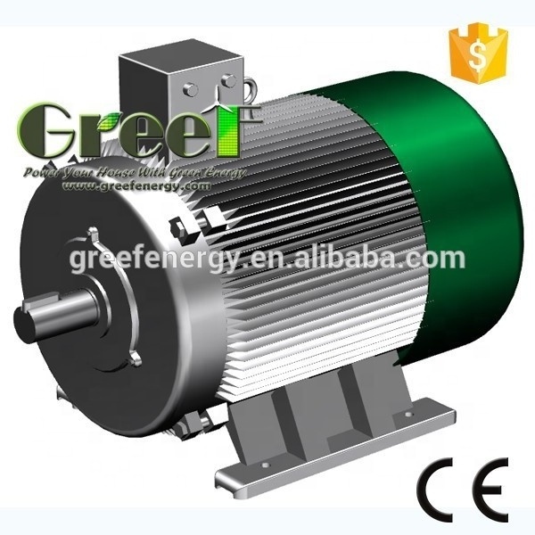 600Rpm Brushless Hydro power Generator 100Kw 25Kw Low Rpm permanent magnet ac generator