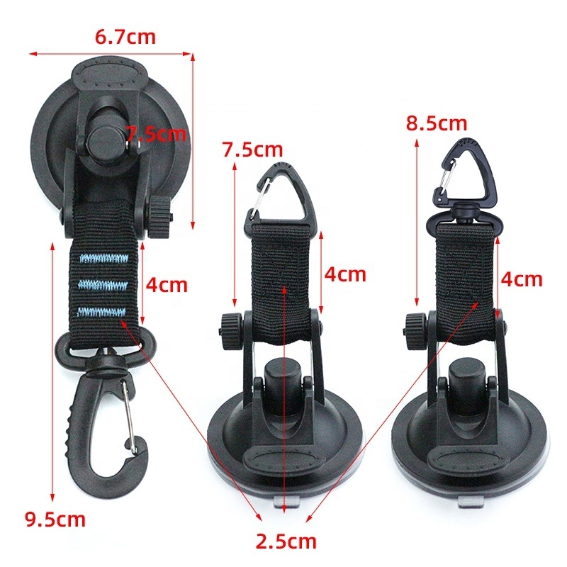 Suction Cup With Hook Heavy Duty Tent Anchor Suction Hook Plastic Awning Anchor Kit, Bathroom Suction Hook, Camping Tent Suckers