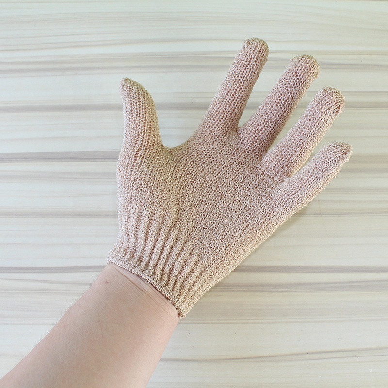 Custom Design OEM ODM Hammam Shower Scrub Gloves , Exfoliating Bath Glove Mitten , Dead Skin Cell Remover Massage Scrubber