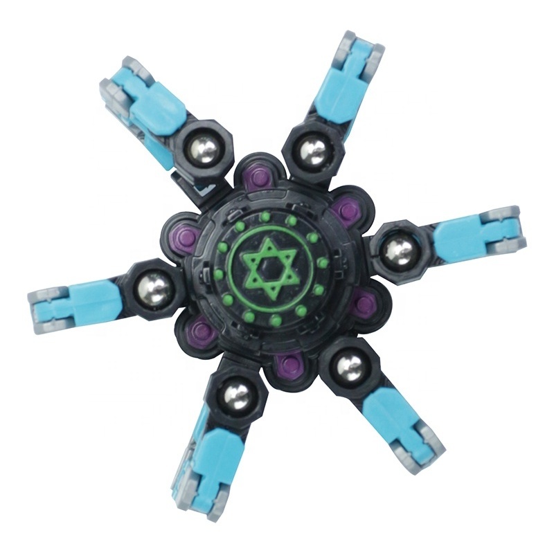 Diy Fidget Spinner Fingertip Robot Toy Fingertip Gyro Spinner Stress-Relieving Toys Stress Relief Gyro Adult Decompression Toy