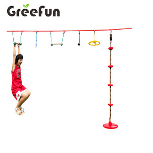 High Quality Tree Climbing Rope , Swing Set for Doorway Gym and Ceiling MountClimbing Rope with Disc Swing, Swing Set for Kids