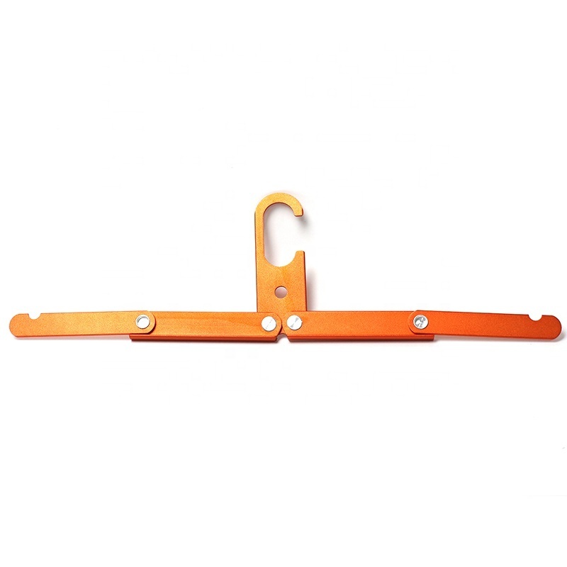 Pant & Skirt Hangers Metal Hanger For Clothes Foldable Clothes Hanger For Outdoor Wet Clothes, Outdoor Camping Coat Drying Rack