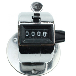 Hand Tally Counter Row Sports Coach School Mechanical Counters With Base Mount Mini Metal Handheld Hand Referees Metal Counter