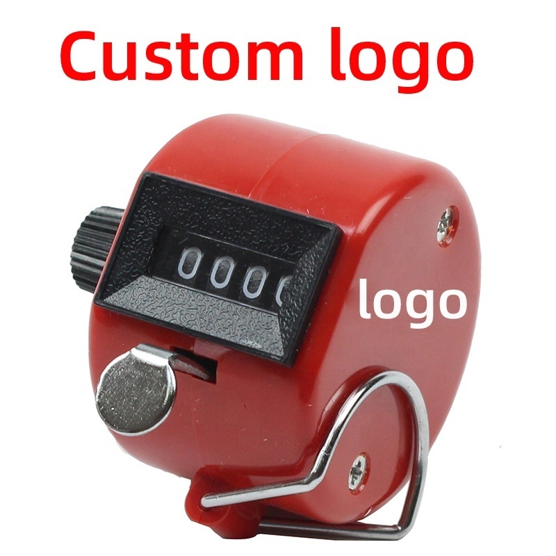 Referees 4 Digit Display Metal Lap Counter Mechanical Handheld Row School Click Counter Stadium Coach Multi Tally Counters