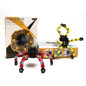 Diy Fidget Spinner Fingertip Robot Toy Fingertip Gyro Spinner Stress-Relieving Toys Stress Relief Gyro Adult Decompression Toy