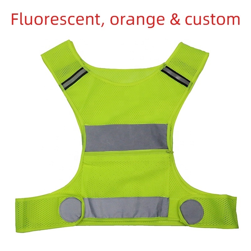 Reflective Safety Clothing Reflective Jacket High Visibility Running Gear Motorcycle Reflective Vest For Running Cycling Walking