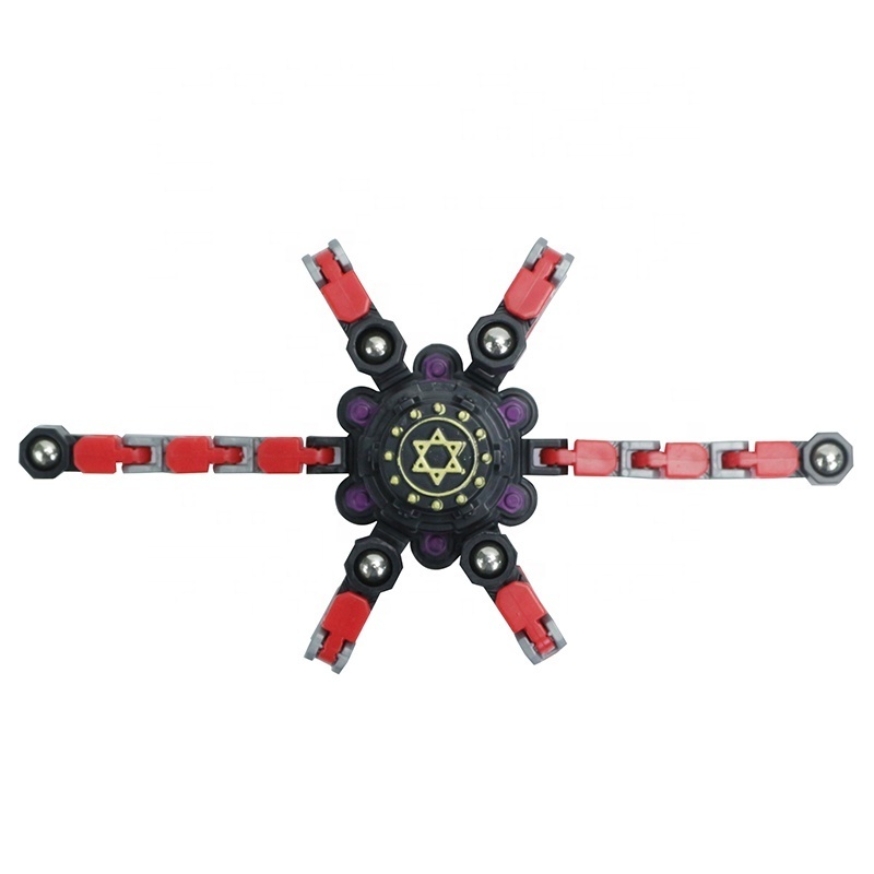 Child Spinning Top Toy Transformable Fingertip Spinners Fingertip Gyro Hot Sale Kids Plastic Spinning Gyro Stress Reliever Toys