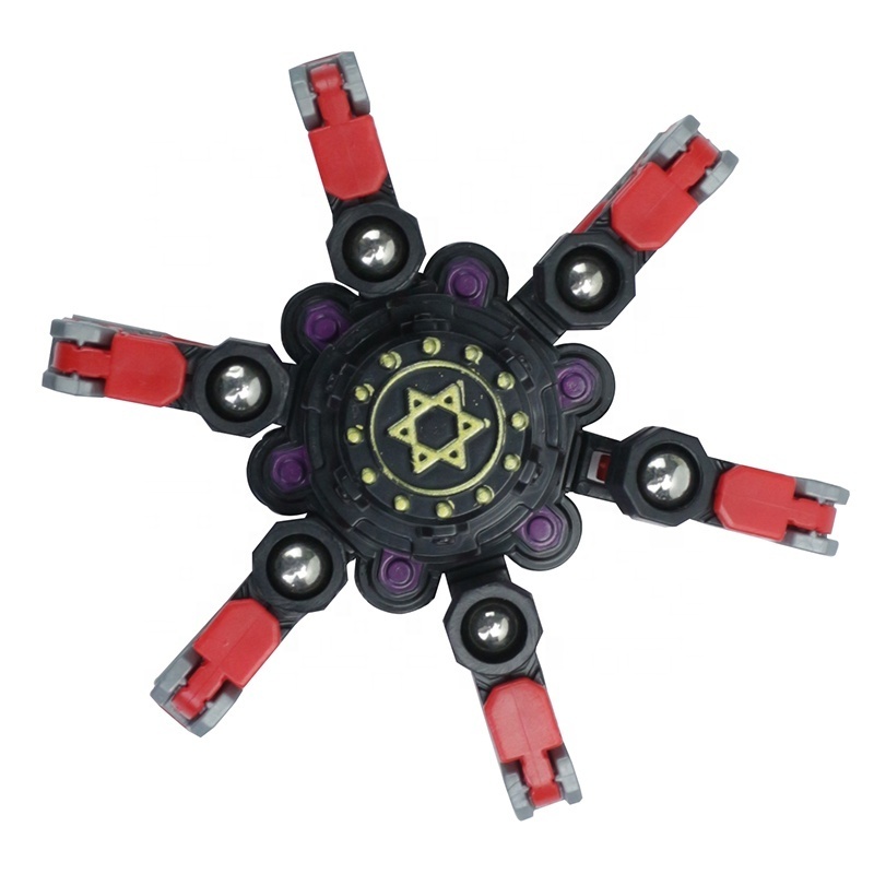 Diy Fidget Spinner Fingertip Robot Toy Fingertip Gyro Spinner Stress-Relieving Toys Stress Relief Gyro Adult Decompression Toy