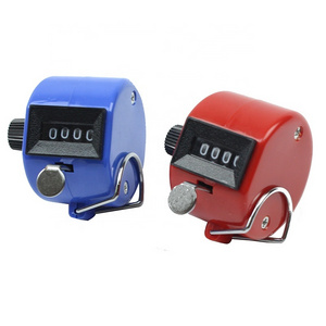 Referees 4 Digit Display Metal Lap Counter Mechanical Handheld Row School Click Counter Stadium Coach Multi Tally Counters