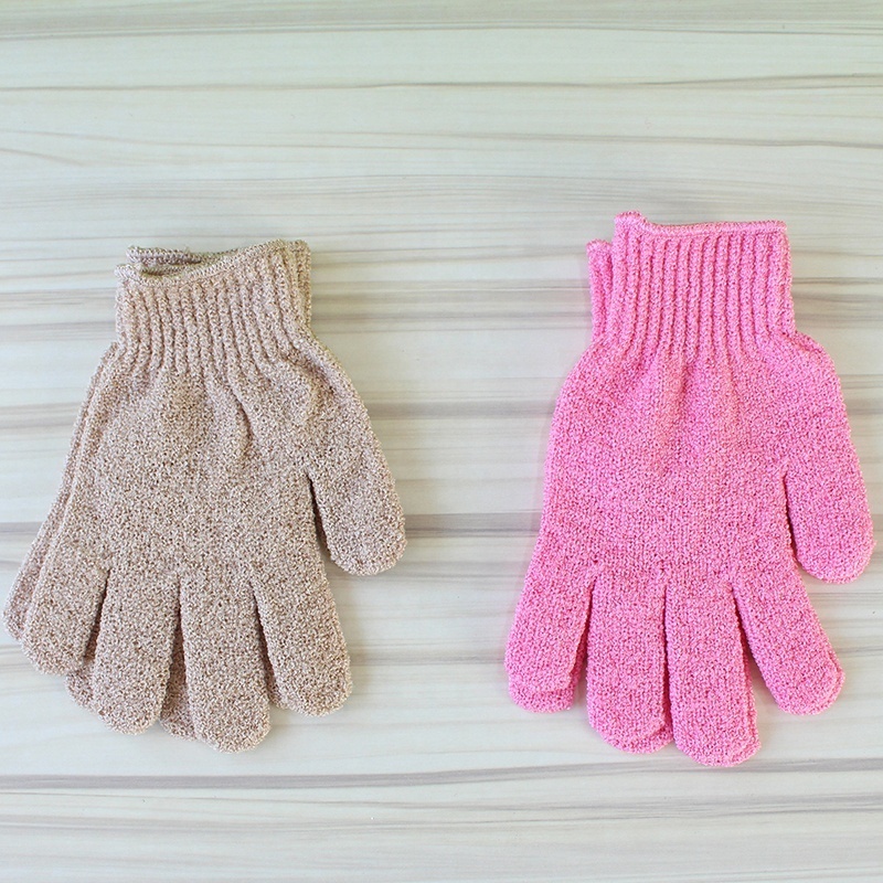 Custom Design OEM ODM Hammam Shower Scrub Gloves , Exfoliating Bath Glove Mitten , Dead Skin Cell Remover Massage Scrubber