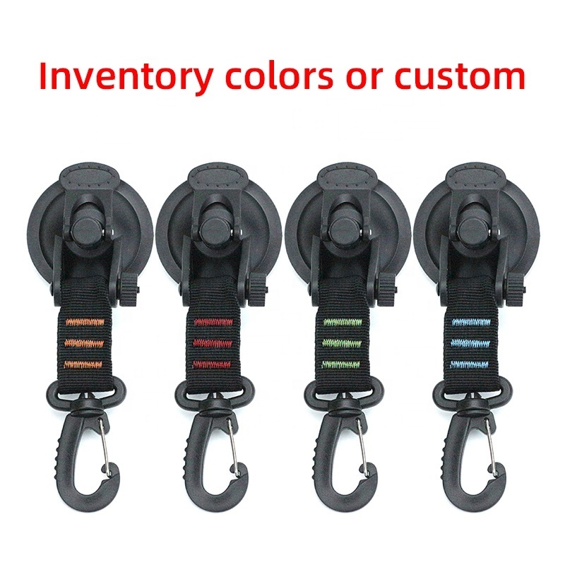 Suction Cup With Hook Heavy Duty Tent Anchor Suction Hook Plastic Awning Anchor Kit, Bathroom Suction Hook, Camping Tent Suckers