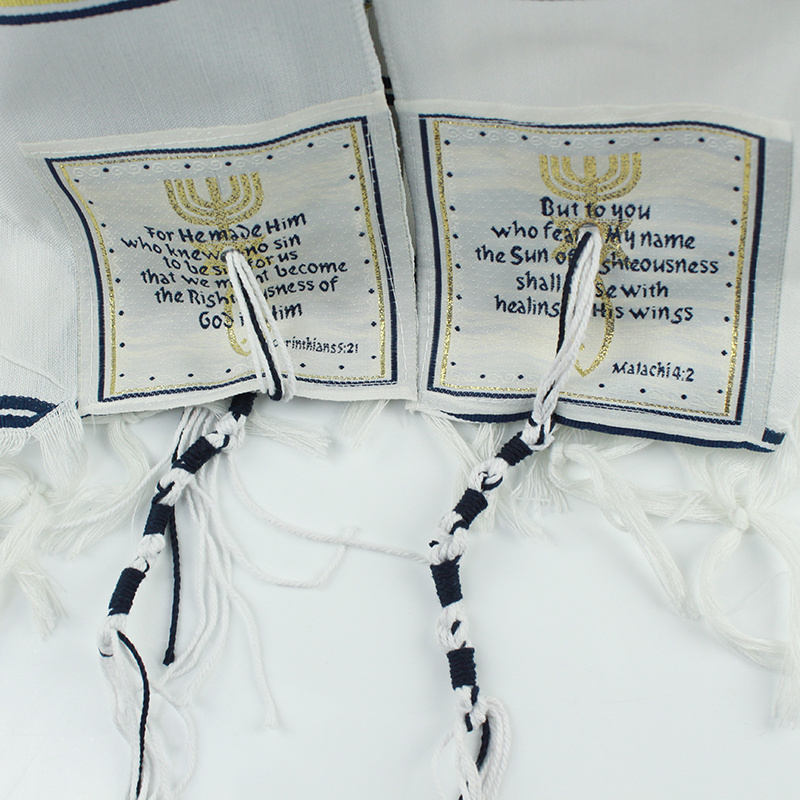 Promos Bulk Wholesale Messianic Tallit Muslim Prayer Shawl in Pink with Gold Size 22