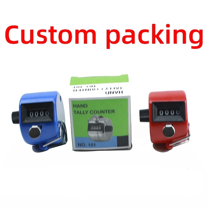 Referees 4 Digit Display Metal Lap Counter Mechanical Handheld Row School Click Counter Stadium Coach Multi Tally Counters