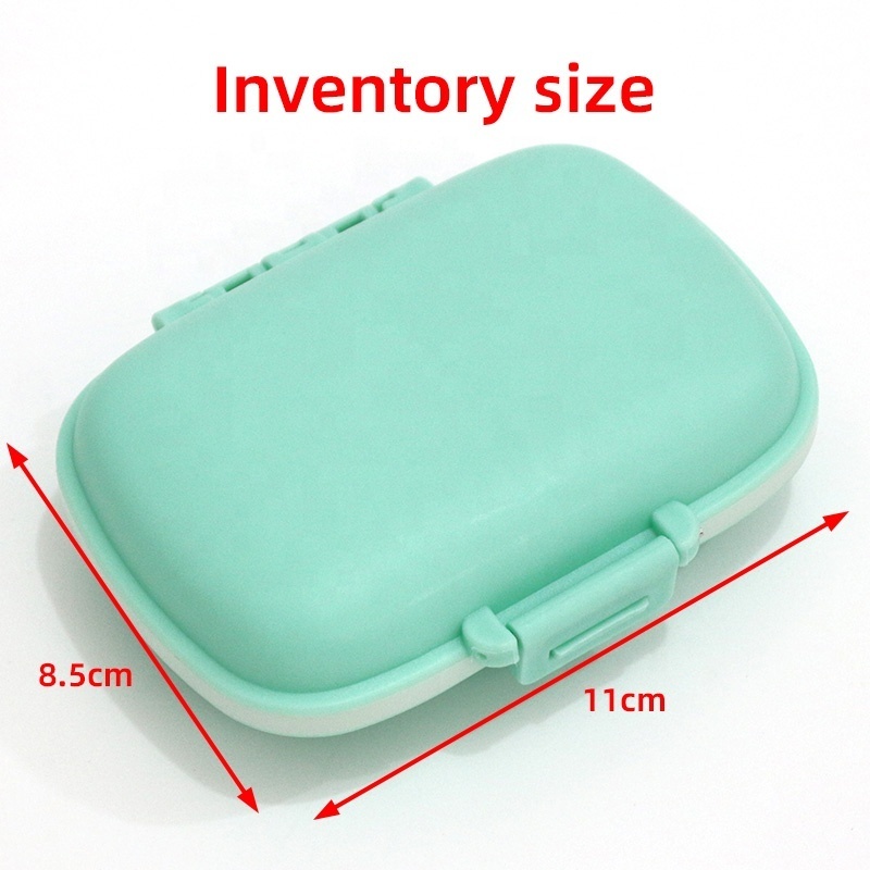 Pill Container Packaging Pill Case Wallet Pillbox Customizable Logo Travel Pill Organizer Box Travel Essentials Tablet Organizer