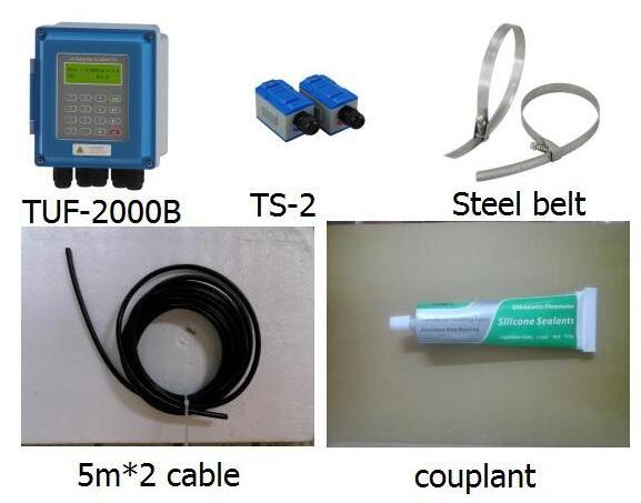 Hot Sell Feed Water Dirty Clamp-On Wall Mounted Ultrasonic Flow Meter For Sewage And Waste Water Marine Fuel Oil Flow Meter