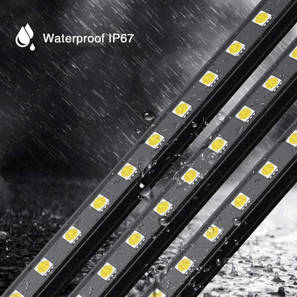 Outdoor Camping 12VDC IP67 Waterproof 50CM Linkable 5bar kit magnetic led camping canopy led strip tent light white