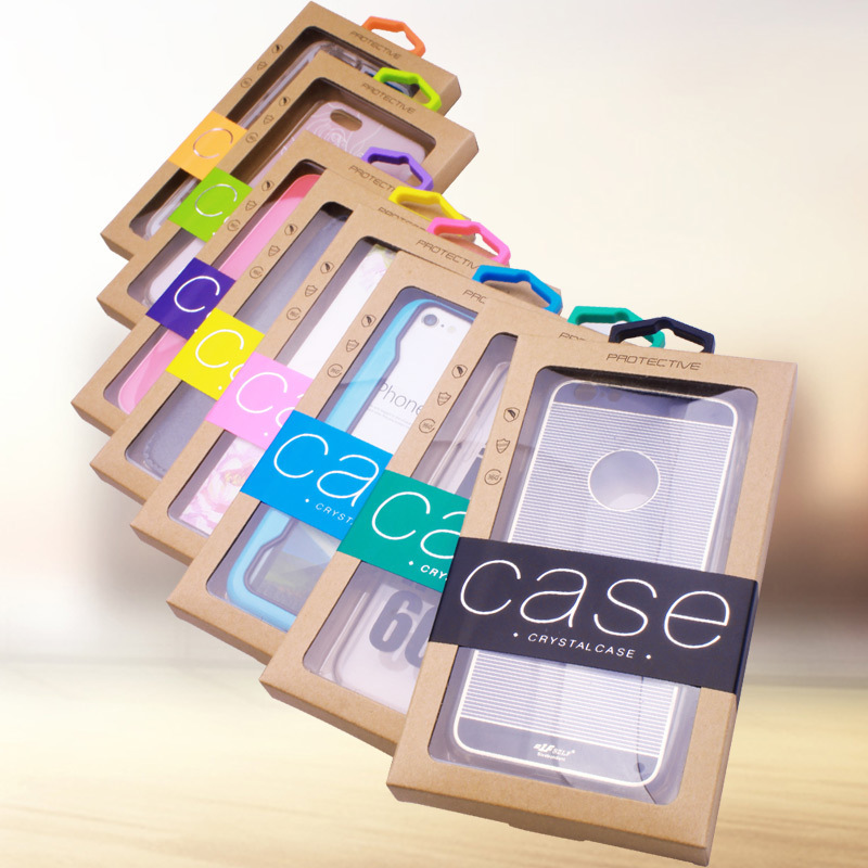 Ecofriendly Retail Packaging Phone Case Box Packaging with bubblewrap